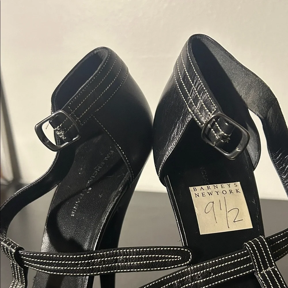 Balenciaga Black and Silver Heels from Barneys - Picture 7 of 8